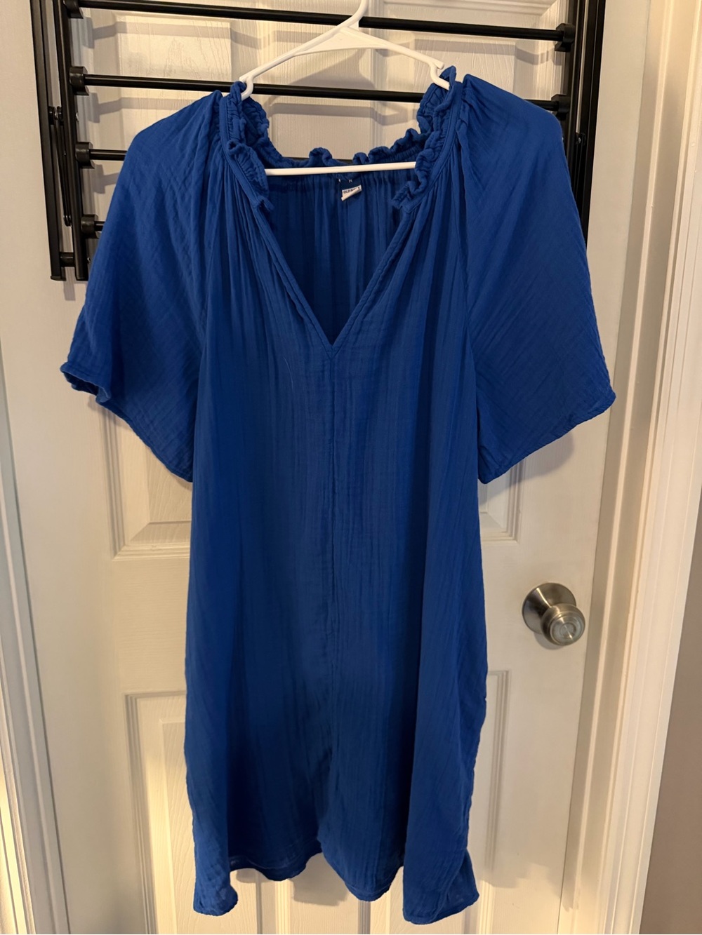 Old Navy Royal Blue V-Neck Short Sleeve Tunic